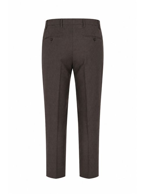 Pantaloni Portobellos in fresco lana Marrone BRIGLIA 1949 | PORTOBELLOS 30010800046